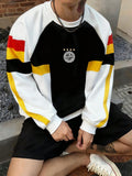 Sporty color block sweatshirt