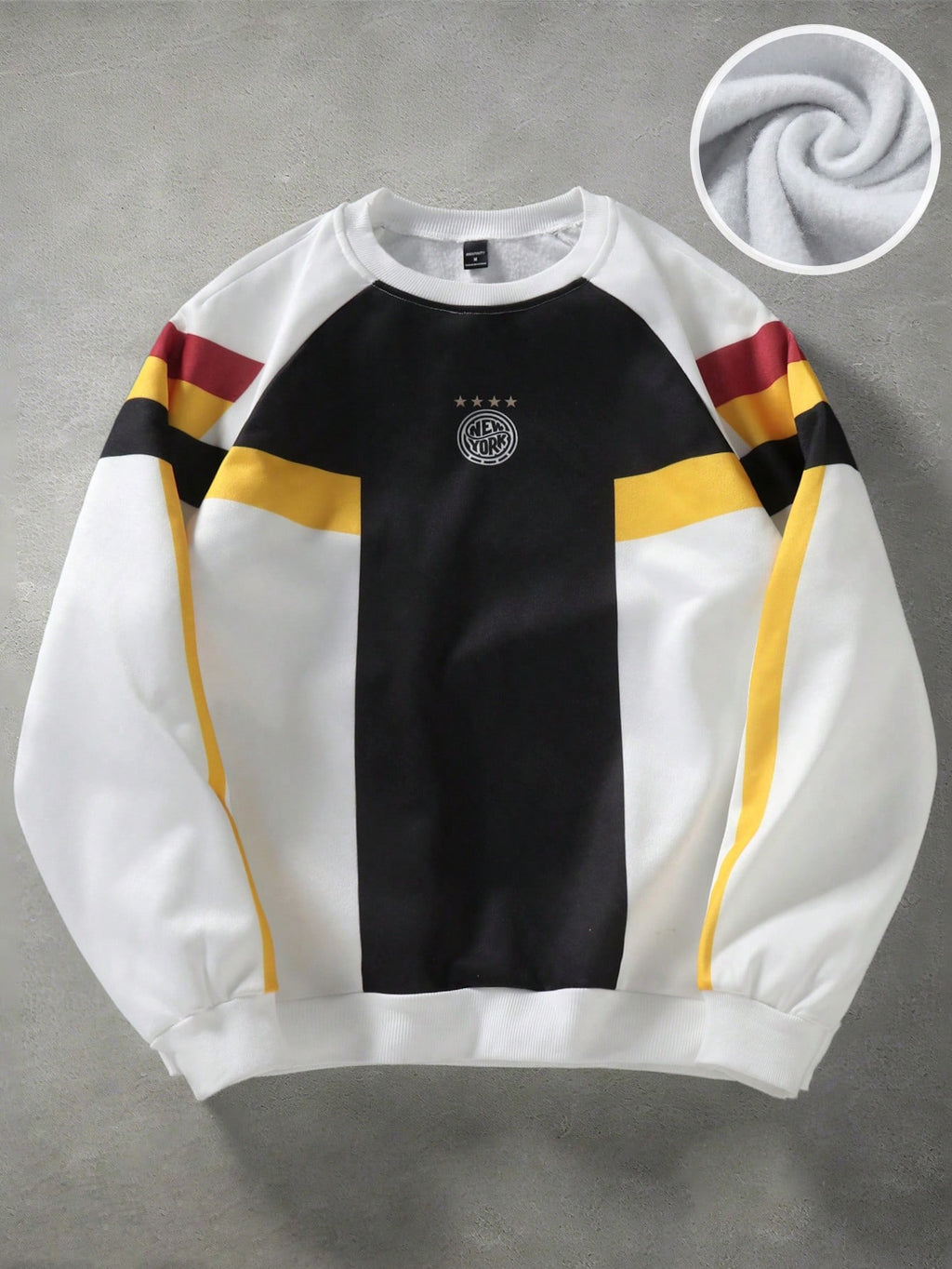 Sporty color block sweatshirt