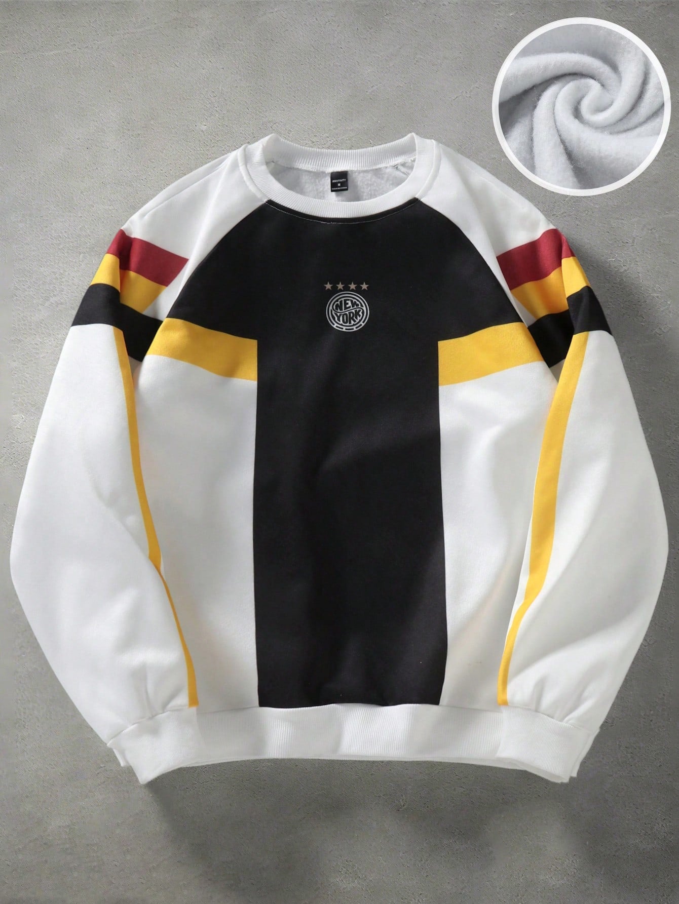 Sporty color block sweatshirt