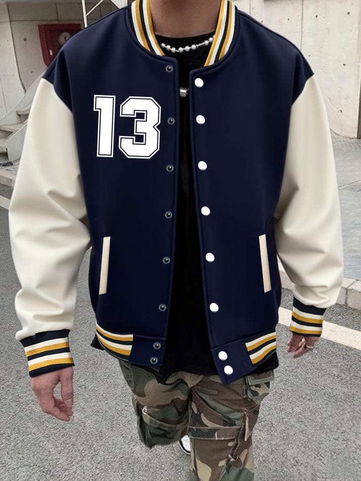 Vintage baseball Jacket (Tibetan White)