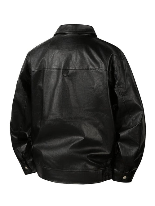 American motorcycle style outerwear (black)
