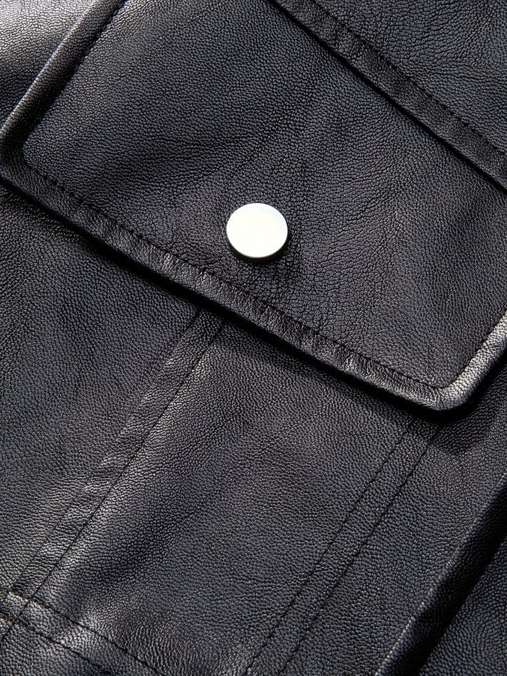 American motorcycle style outerwear (black)