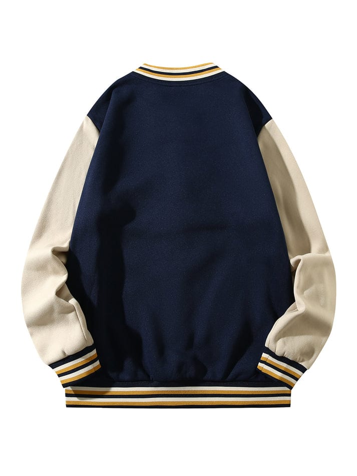 Vintage baseball Jacket (Tibetan White)