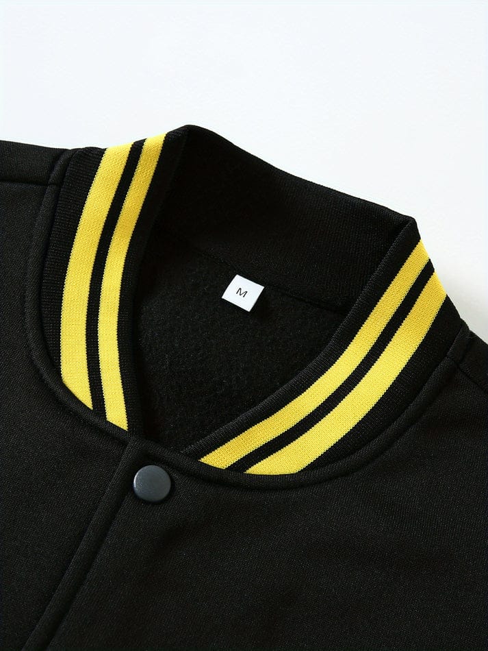 Vintage baseball Jacket (Yellow Black)