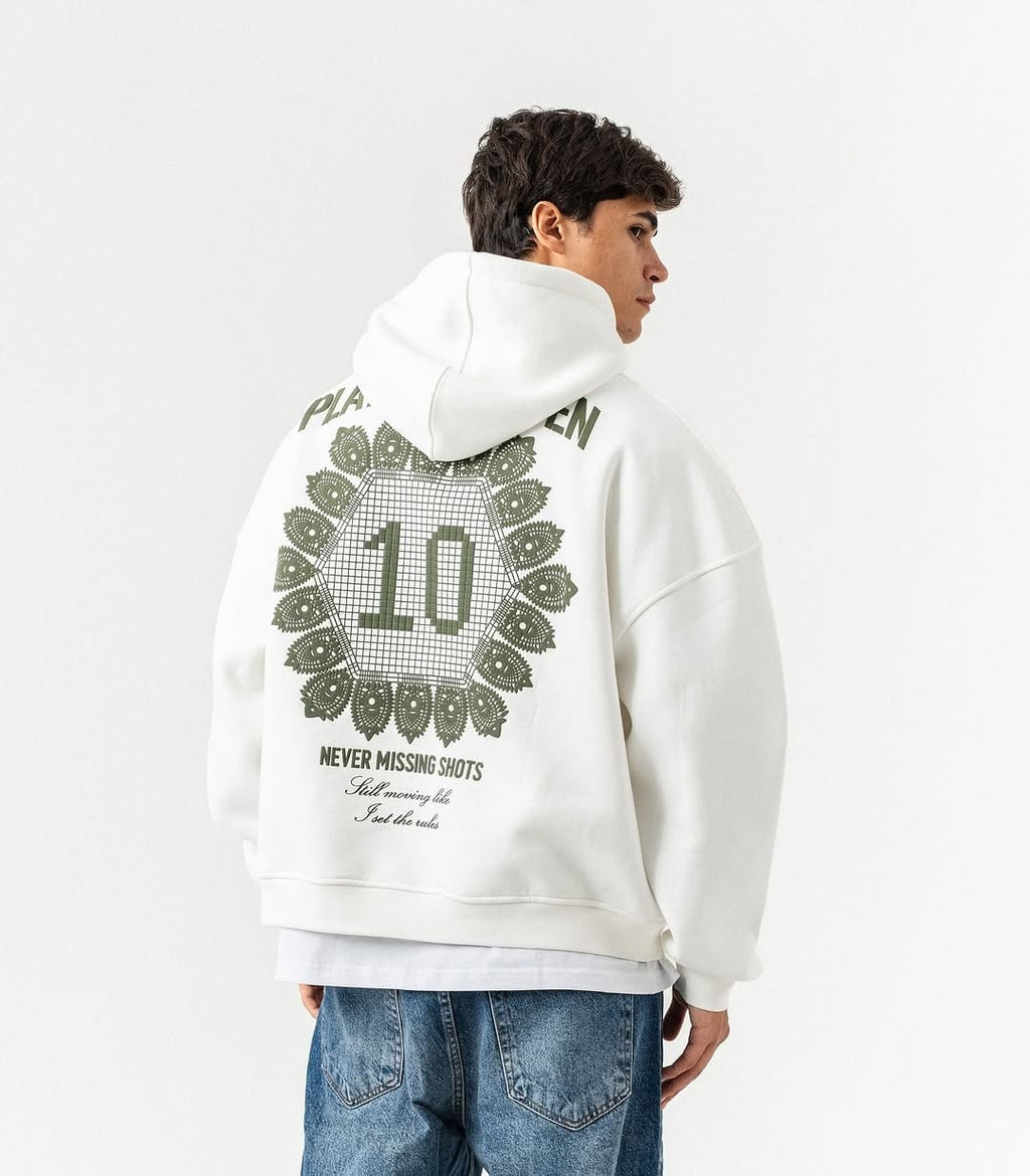 Athletic Hoodies (White)