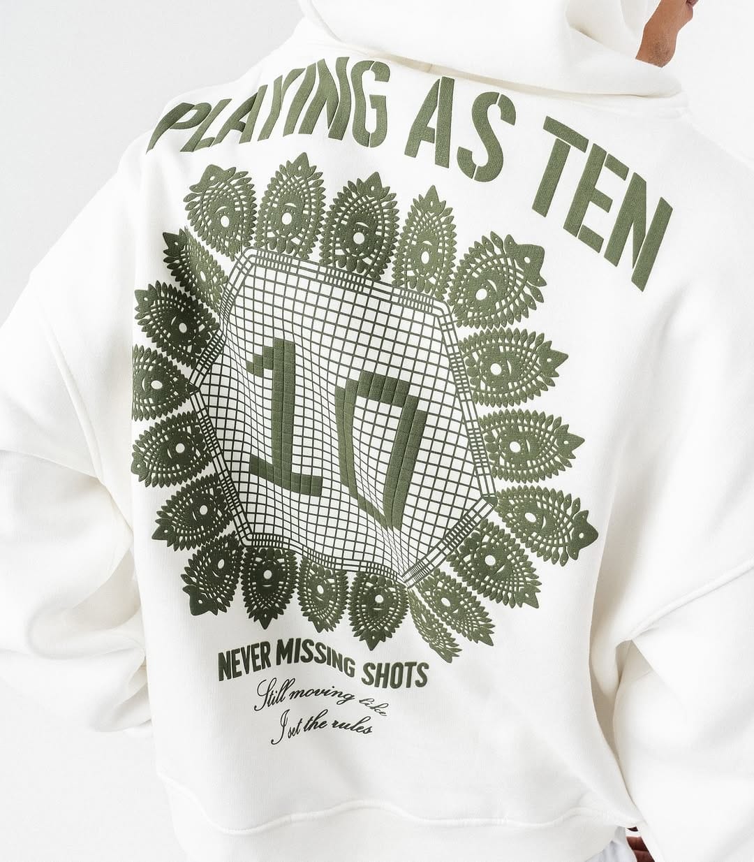 Athletic Hoodies (White)